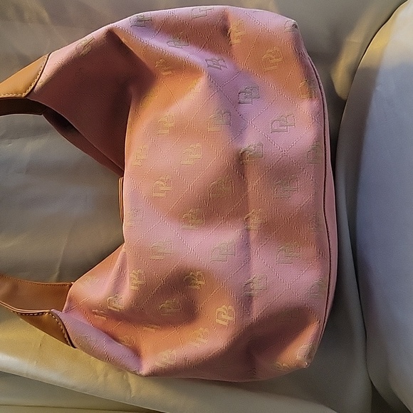 Dooney&Bourke signature shoulder purse pink - Picture 3 of 8